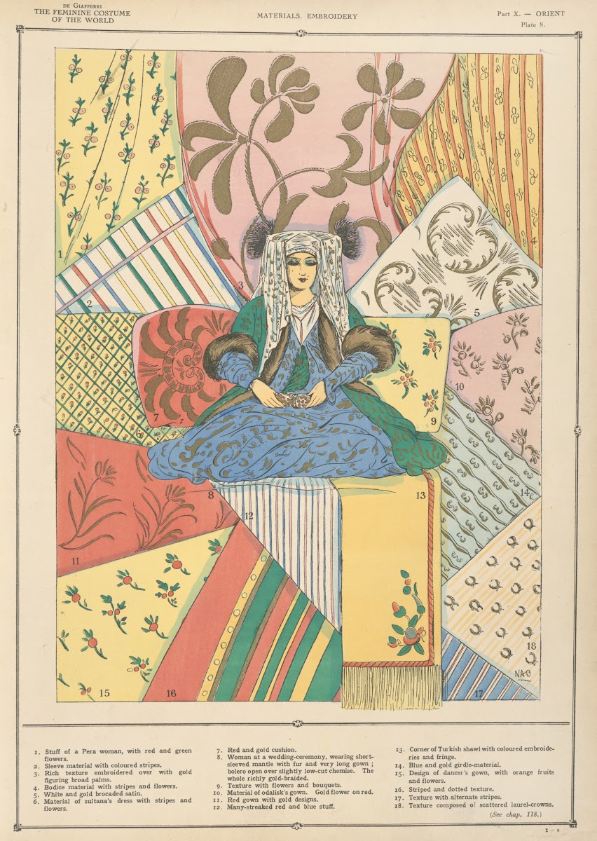 Orient  Materials embroidery 1926 1927