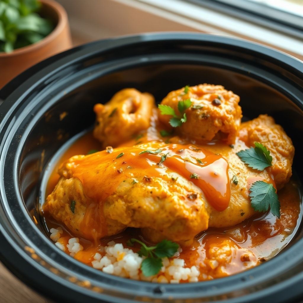Coconut Curry Chicken Crock Pot – Easy Weeknight Comfort finished
