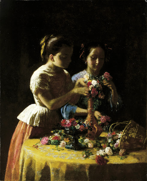 Girls and Flowers 1855