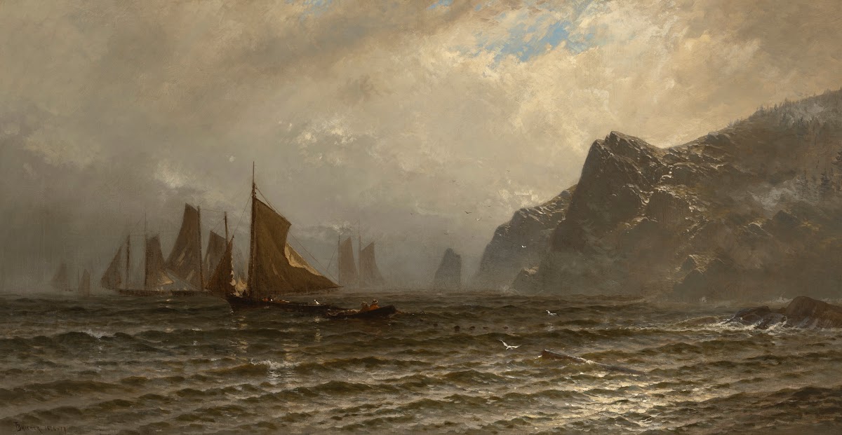 Fishing Boats at Sea 1876 77