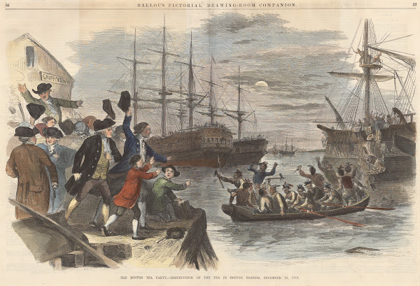 The Boston Tea PartyDestruction of the Tea in Boston Harbor December 16 1773 185