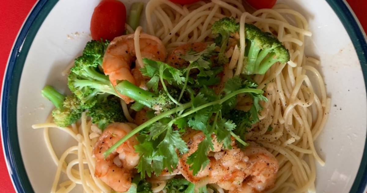 Mì Spaghetti-cà bi-broccoli-hihi
