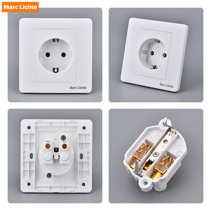 European Flush-Mounted Socket 16 A