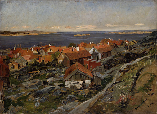 View of Nevlunghavn 1880