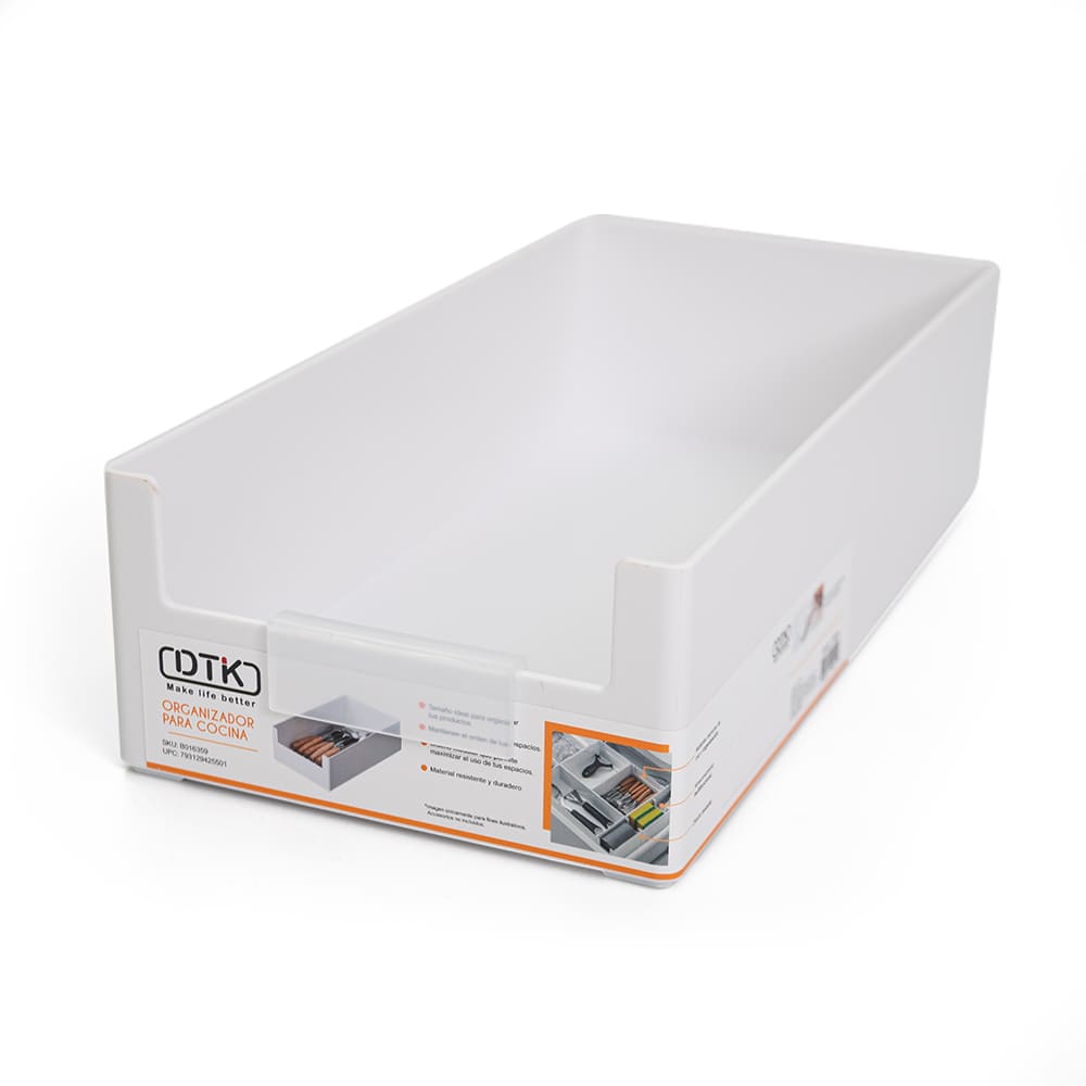 Organizador para cocina de plástico DTK™ de 22.83 x 22.83 cm