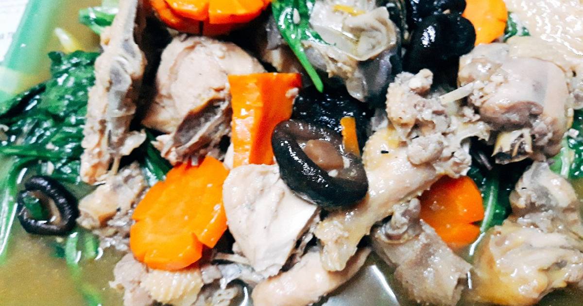 Gà đông cô dầu hào