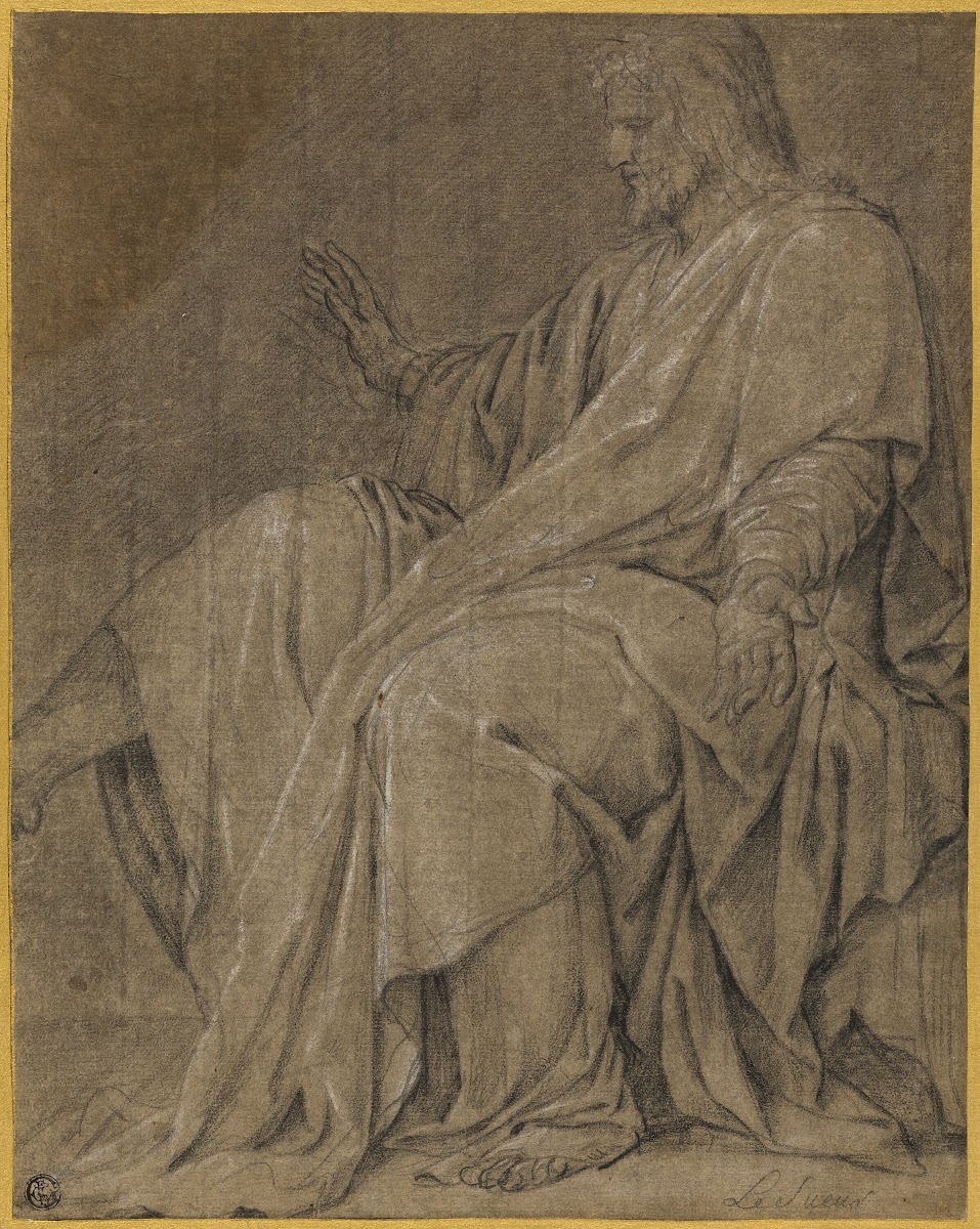 Study for Saint Louis Healing the Sick c 1654