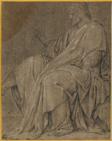 Study for Saint Louis Healing the Sick c 1654