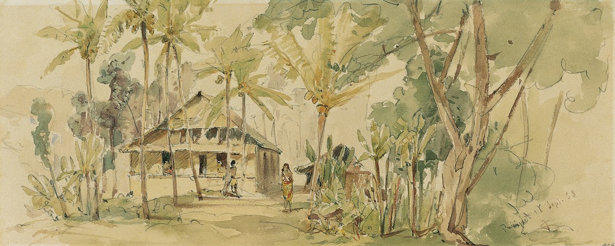 Haus des Roankiddi Häuptlings auf der Insel Puinipet Ponape Caroline Islands 185