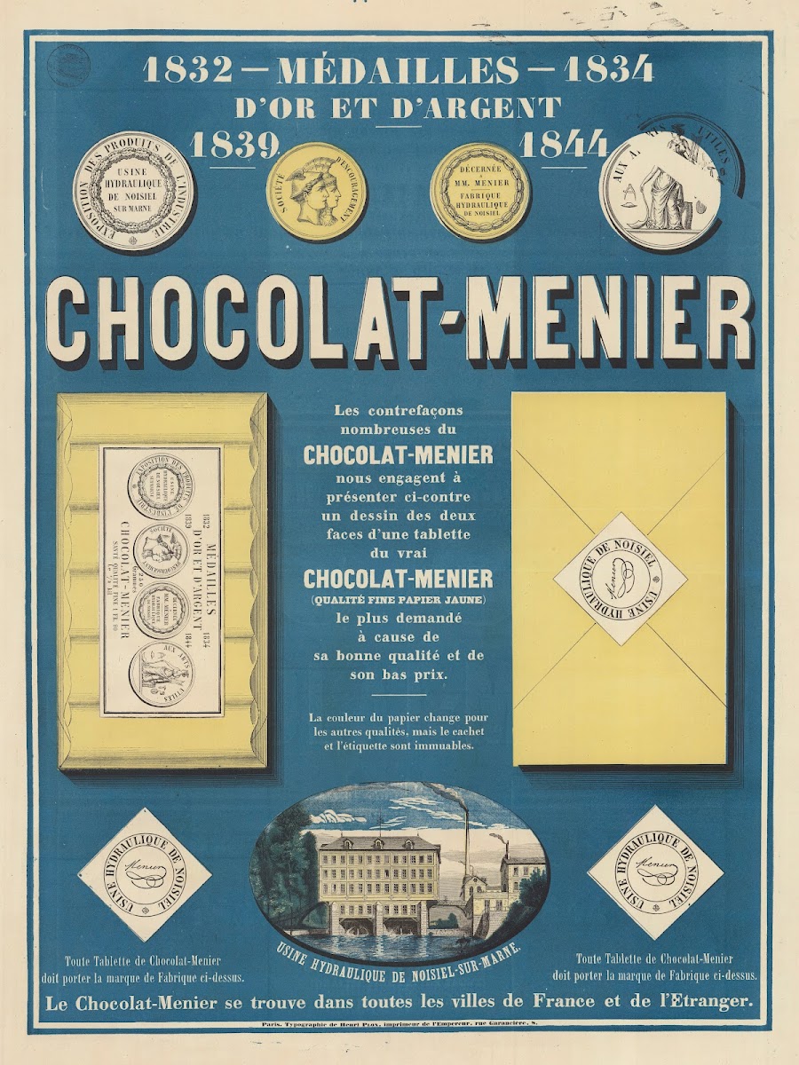 Chocolat Menier 1860