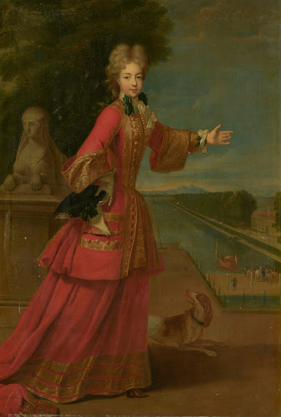 Portrait de Marie Adélaïde de Savoie 1685 1712 duchesse de Bourgogne 18th centur