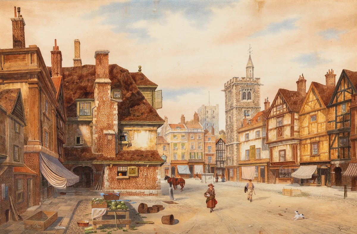 St Albans market square Hertfordshire