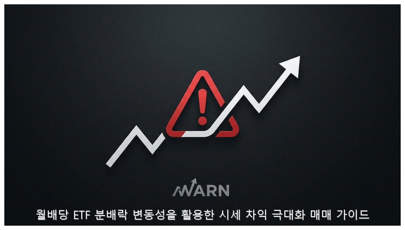 월배당 ETF 분배락 변동성을 활용한 시세 차익 극대화 매매 가이드 핵심 안내 및 분석 인포그래픽 (8)