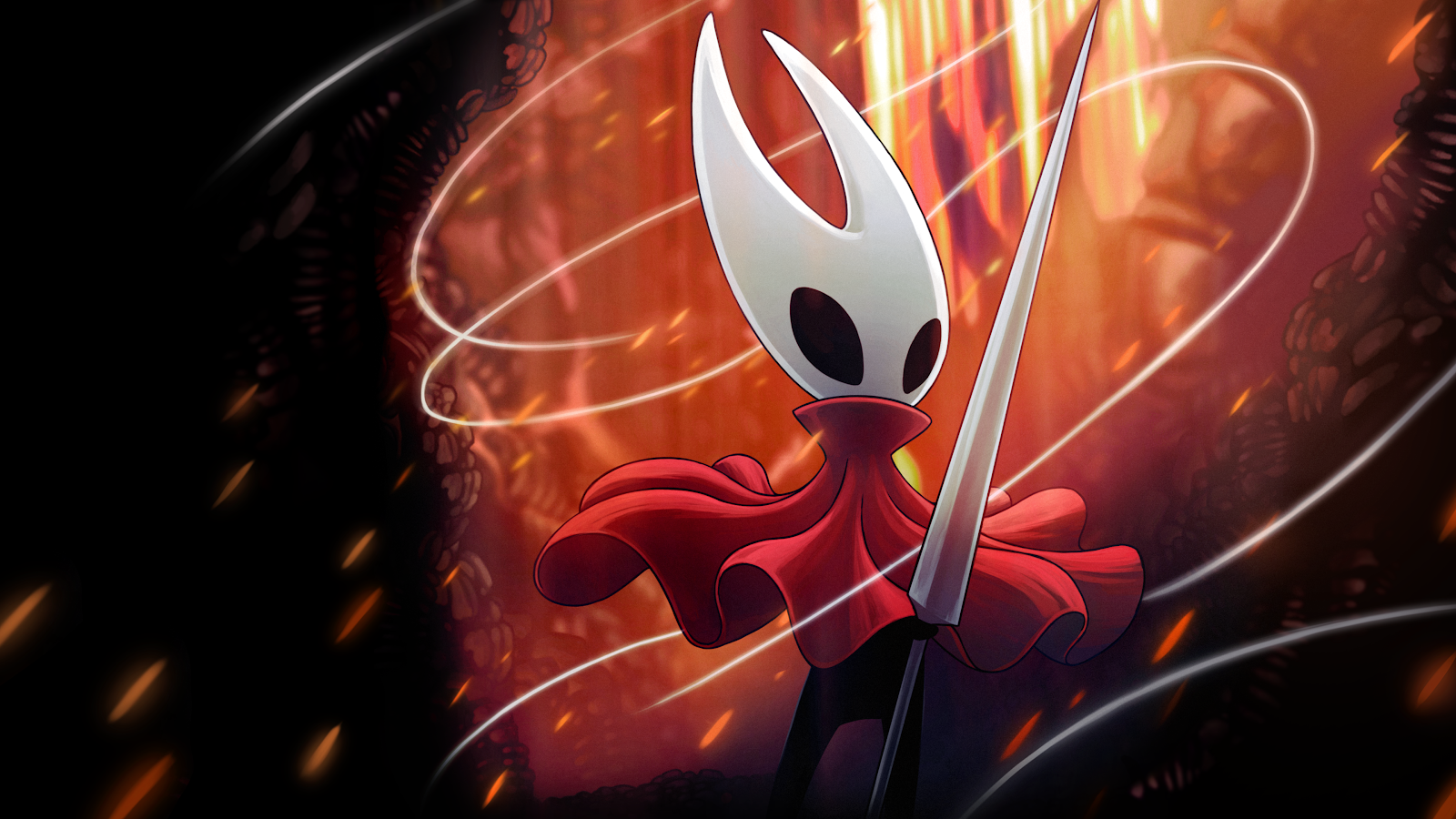 Hornet From Hollow Knight Silksong - Digital Illustration 4K Wallpaper (3840x2160)