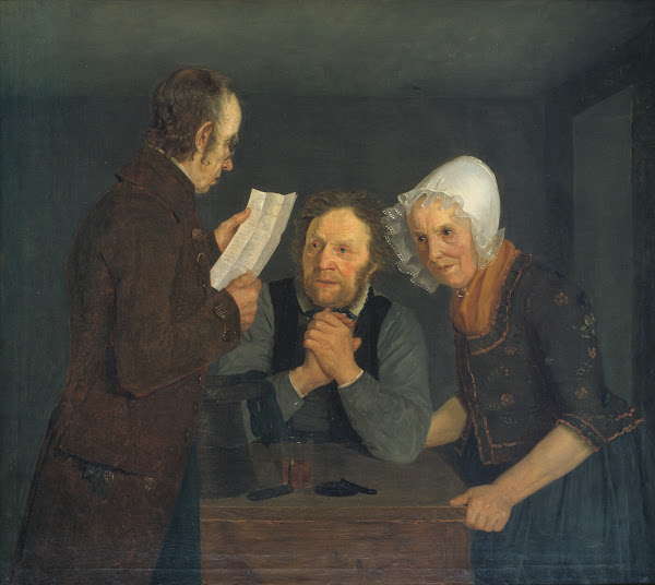 A Schoolmaster Reading Aloud a Letter to an Old Couple from Their Son Abroad 183