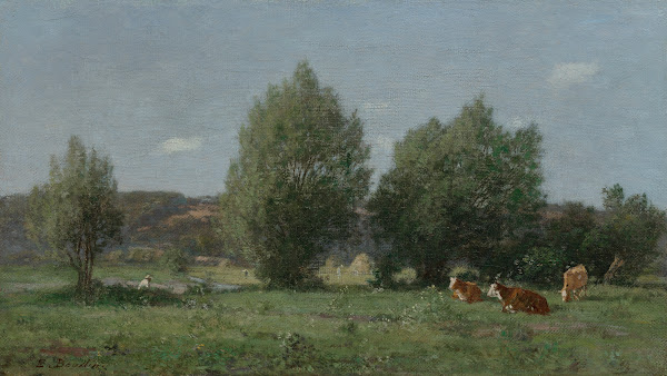 Environs dHonfleur pâturage 1854 1857