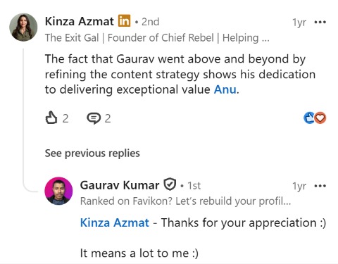 Kinza Azmat comment