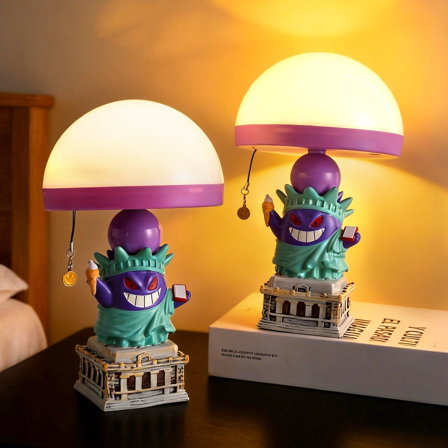 Kreative Geister-Tischlampe mit Farbeinstellung