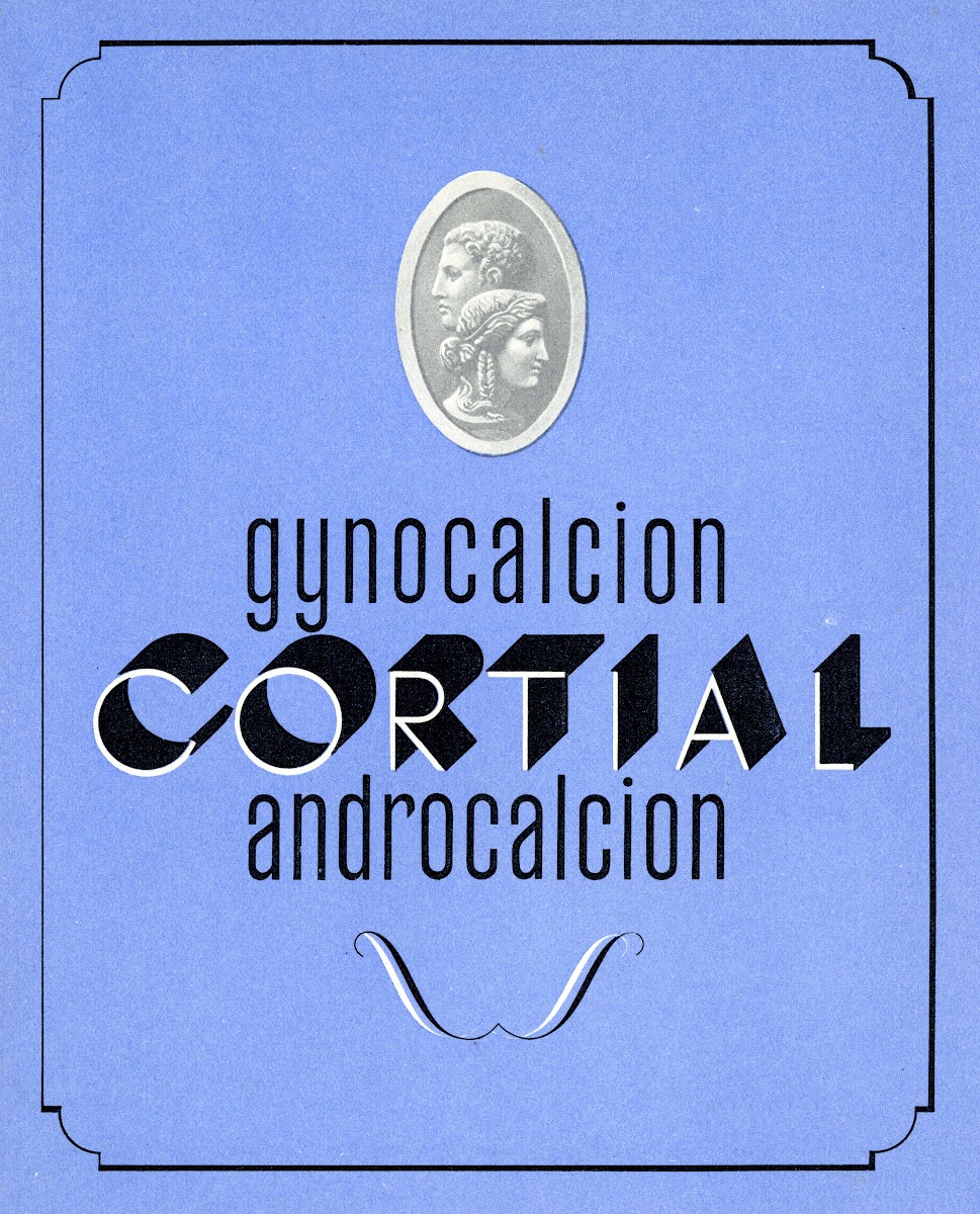 Gynocalcion Cortial Androcalcion 1910 1950