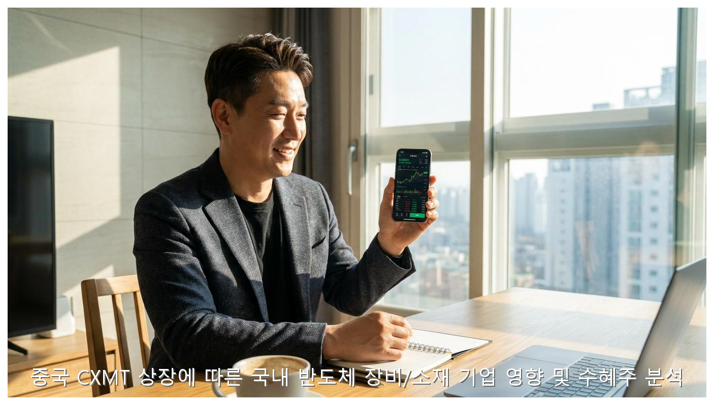 중국 CXMT 상장에 따른 국내 반도체 장비/소재 기업 영향 및 수혜주 분석 핵심 안내 및 분석 인포그래픽 (8)
