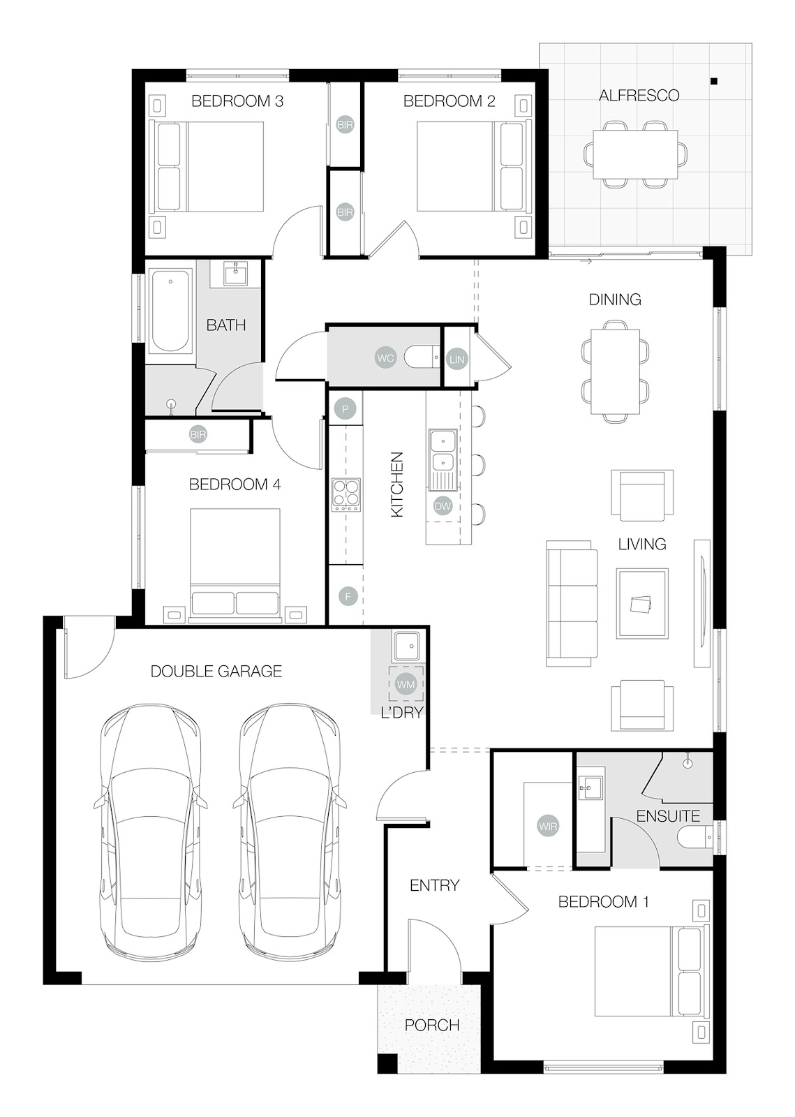 House and Land Investment Property in Greenbank, QLD (4.42% Yield) | Aus Investment Properties - Floor Plan 1