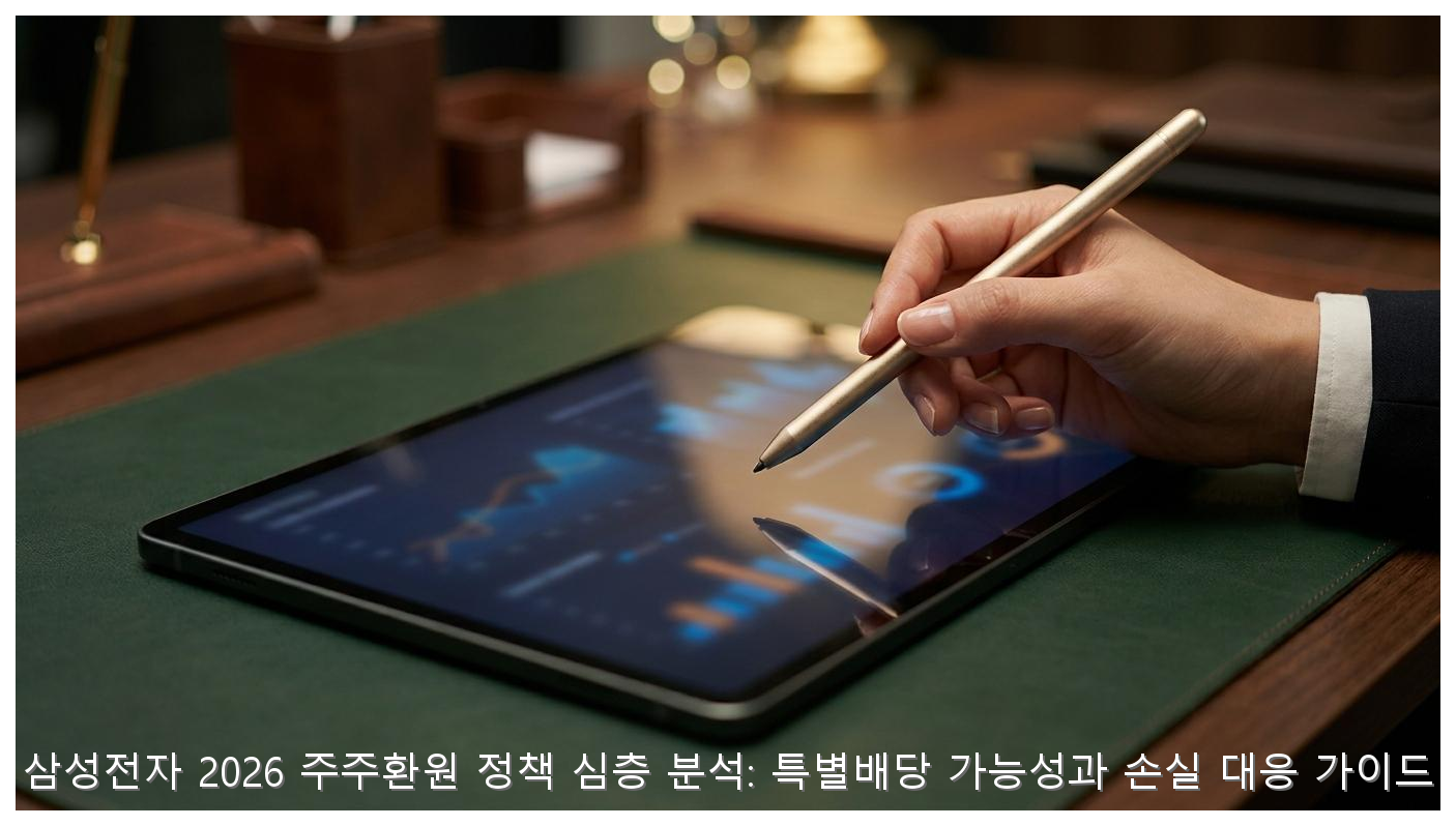 삼성전자 2026 주주환원 정책 심층 분석: 특별배당 가능성과 손실 대응 가이드 핵심 안내 및 분석 인포그래픽 (2)
