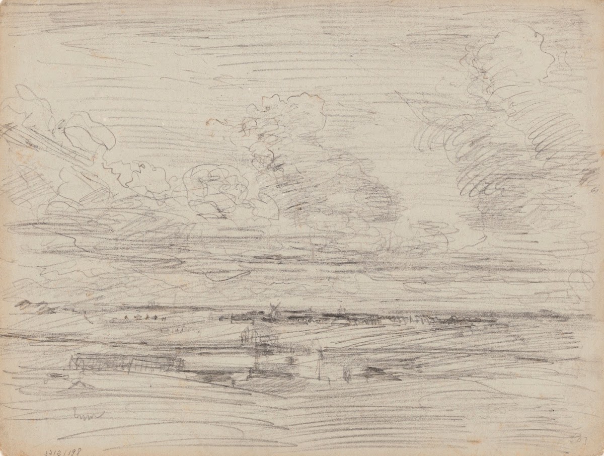 Landscape with Mills and Low Clouds 1892 1895