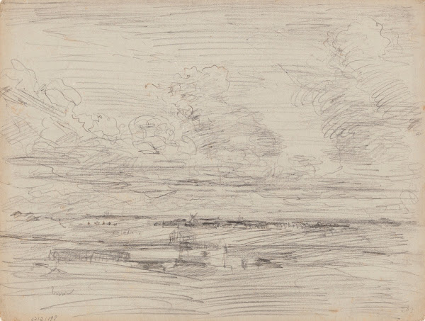Landscape with Mills and Low Clouds 1892 1895