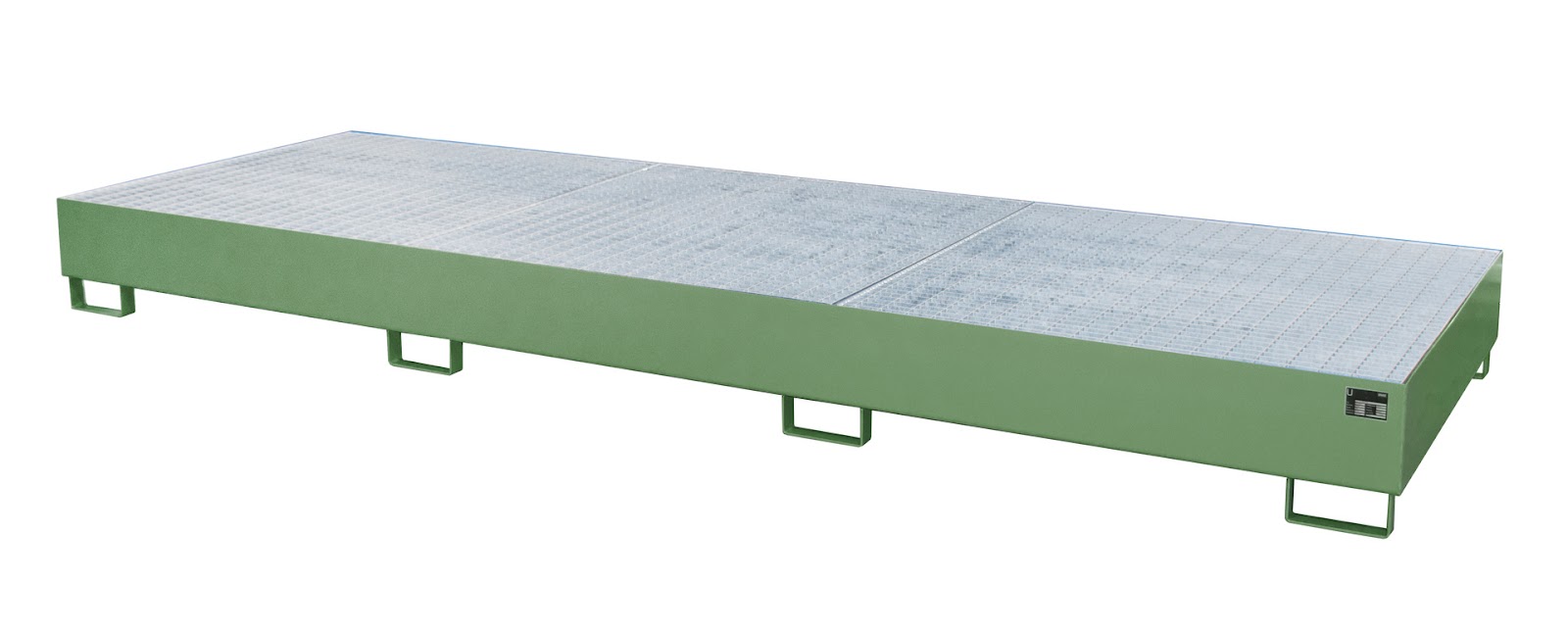 Opvangbak AW 1000-3, gelakt, Resedagroen