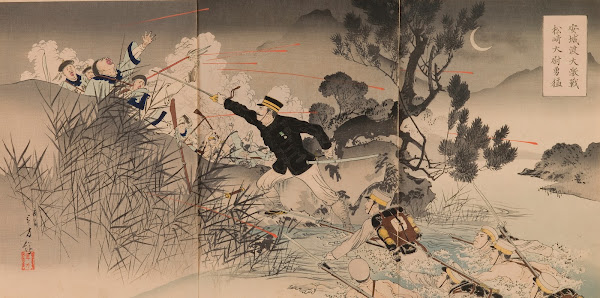 The Bravery of Captain Matsuzaki during the Great Fierce Battle at Anseong Cross