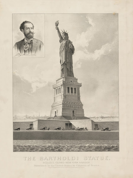The Bartholdi StatueBedloes Island New York HarborPresented to the United States
