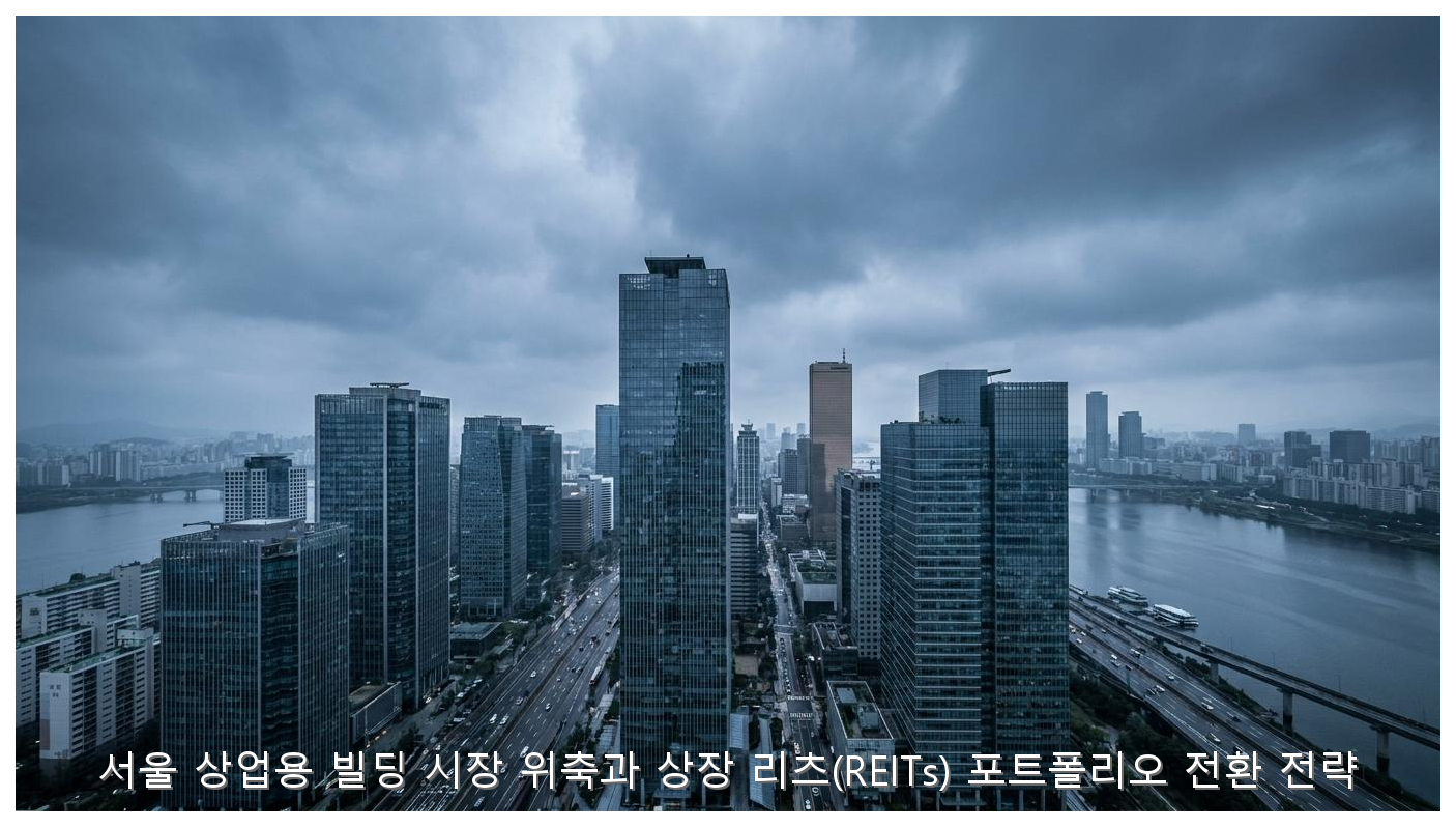 서울 상업용 빌딩 시장 위축과 상장 리츠(REITs) 포트폴리오 전환 전략 핵심 안내 및 분석 인포그래픽 (2)