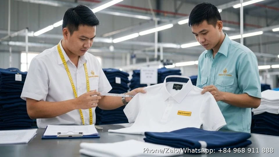 Custom Work Polo Shirts - Gold Garment Vietnam