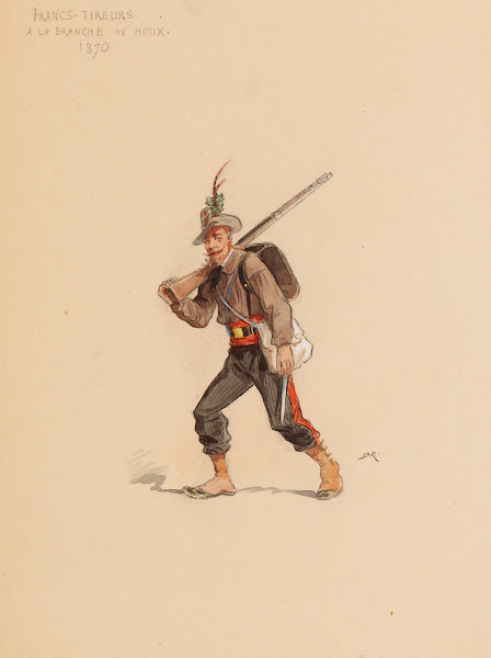 Francs tireurs à la branche de houx 1870