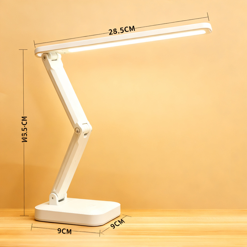 Klappbare LED-Schreibtischlampe mit USB-Anschluss