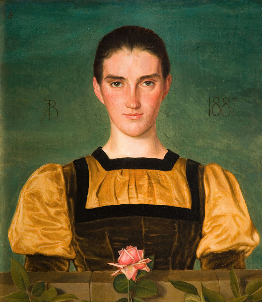 Portrait Of Anne Elizabeth Baker 1859 1947 1887