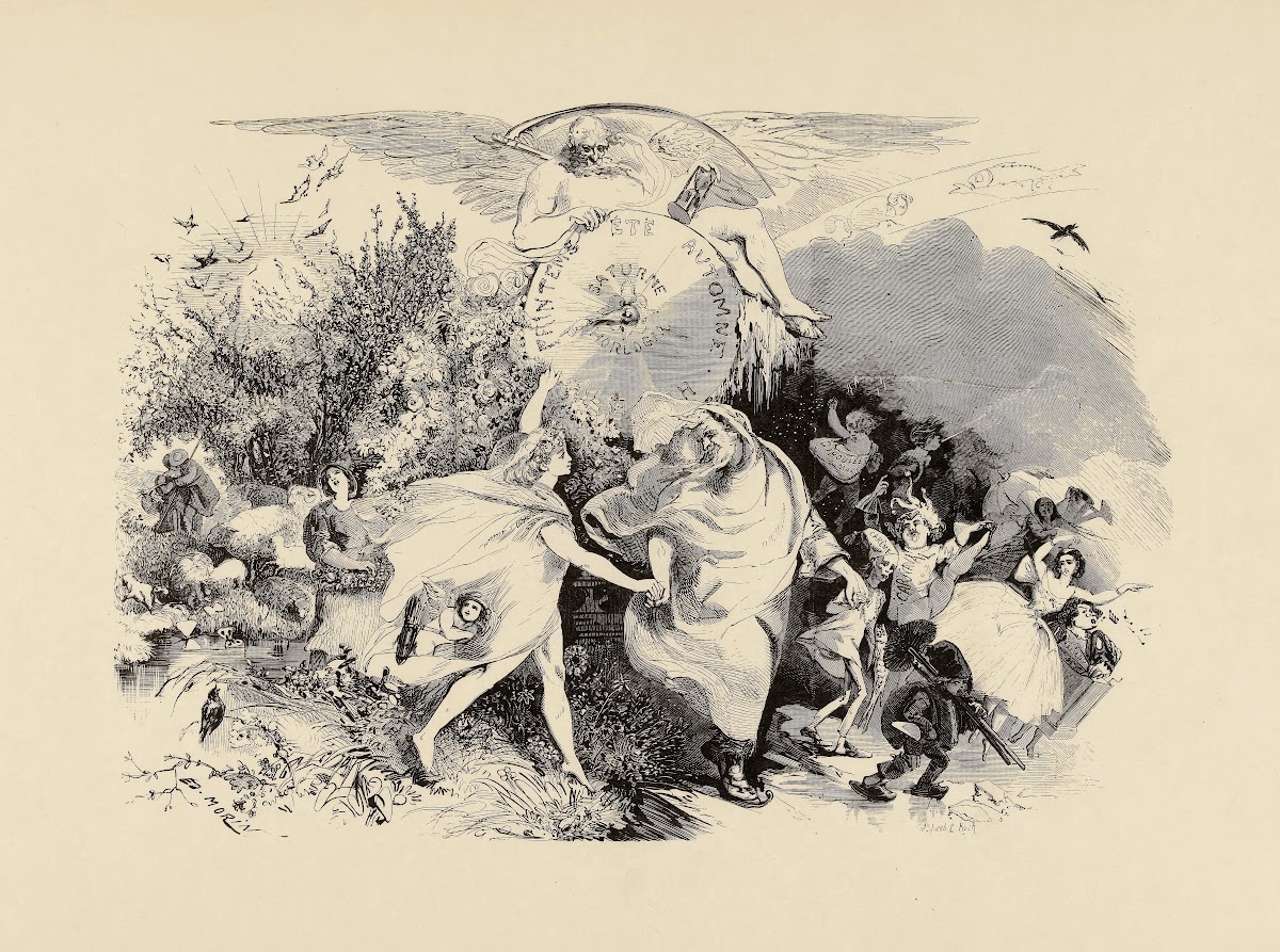 Les adieux de lhiver au printemps 1861