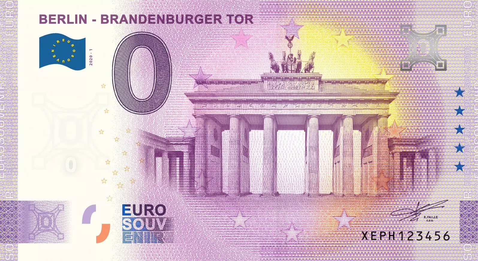 Billet 0€ BERLIN - BRANDENBURGER TOR