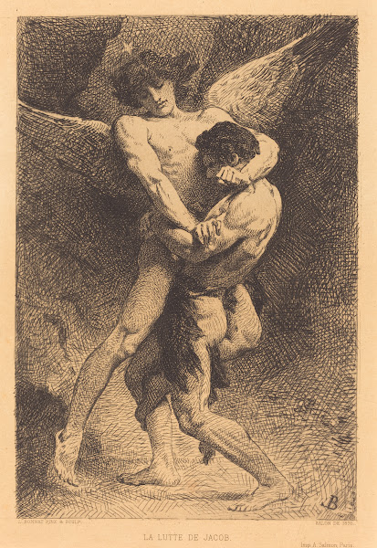 La Lutte de Jacob Jacob Wrestling with the Angel 1876