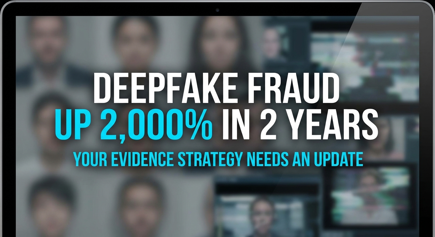 Deepfakes Surged 2,137%. Courts Rewrote the Rules. Investigators Didn't.
