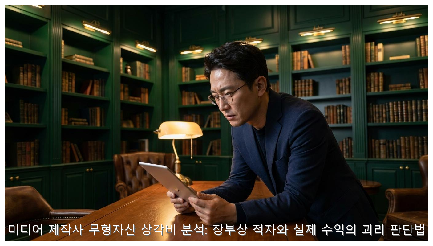 미디어 제작사 무형자산 상각비 분석: 장부상 적자와 실제 수익의 괴리 판단법 핵심 안내 및 분석 인포그래픽 (2)