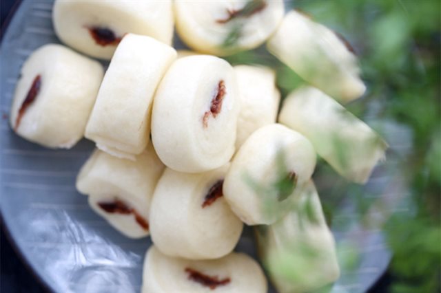 Bánh Bao Đậu Đỏ Mini