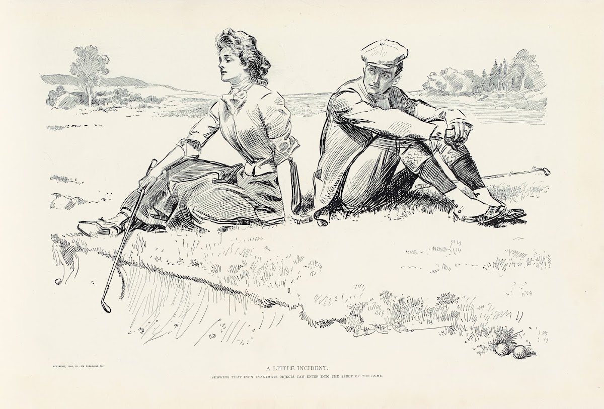 A little incident 1900
