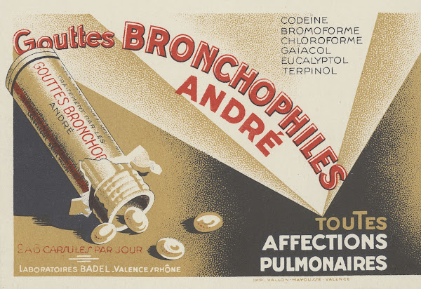 Gouttes Bronchophiles André 1910 1950