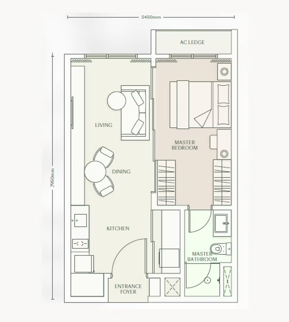 Parkside Residence 戶型圖