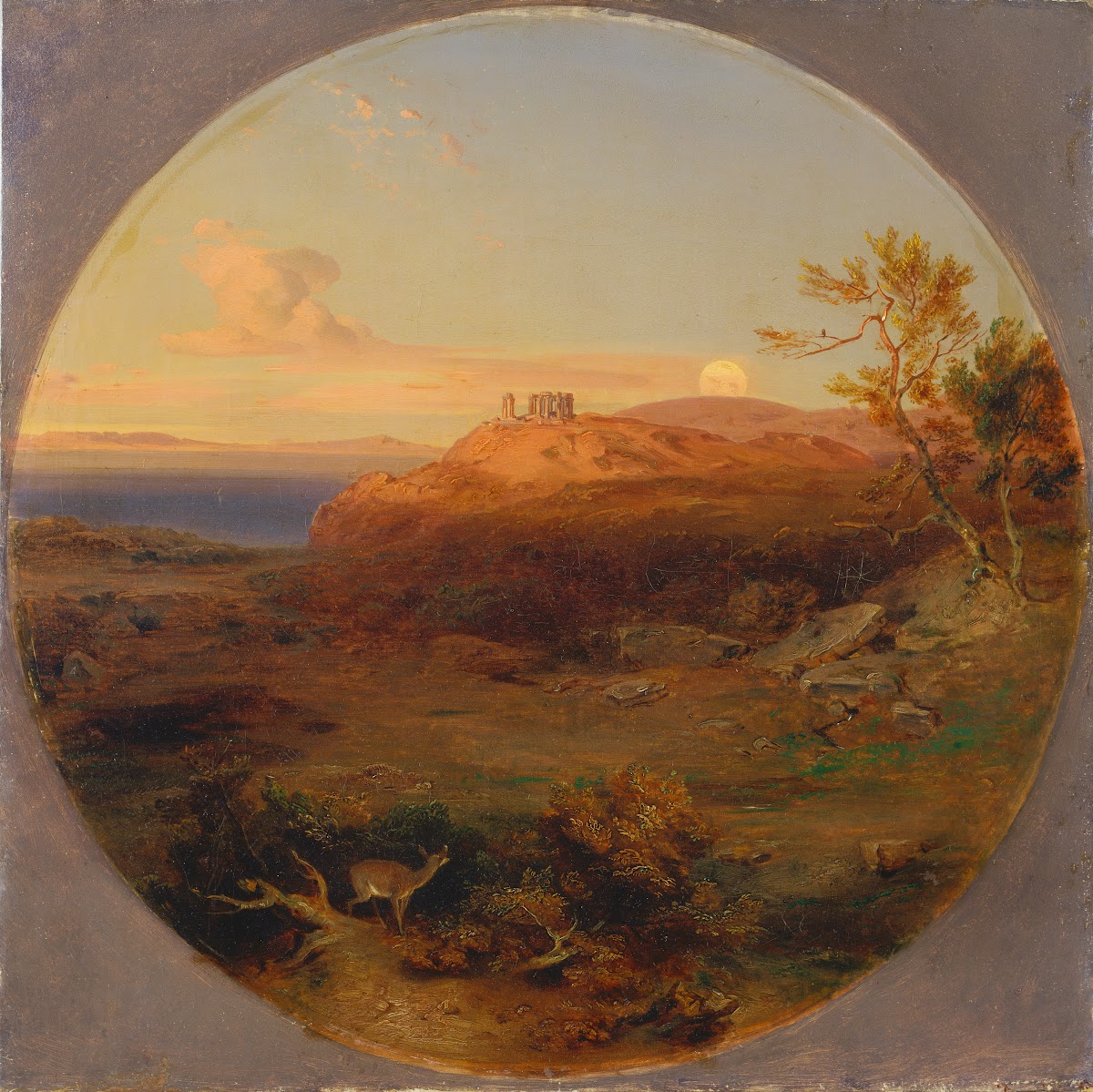Greek Landscape on the Island of Aegina 1842  1845