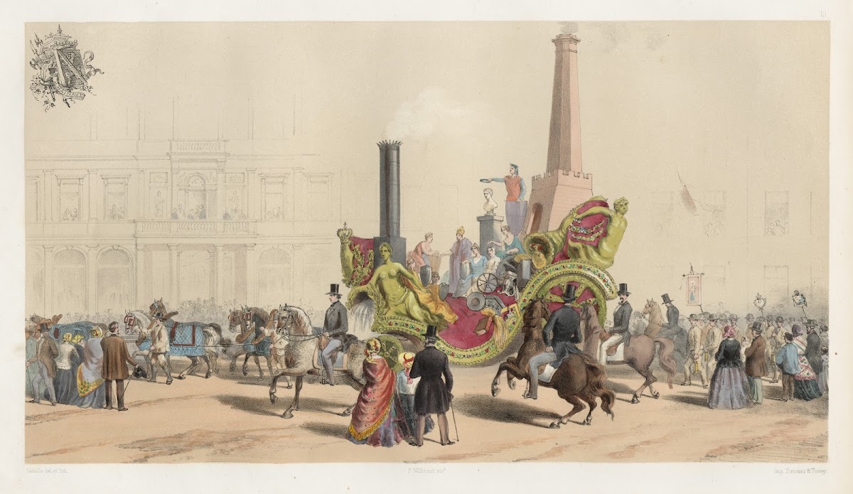 Char industriel du Hainaut 1856