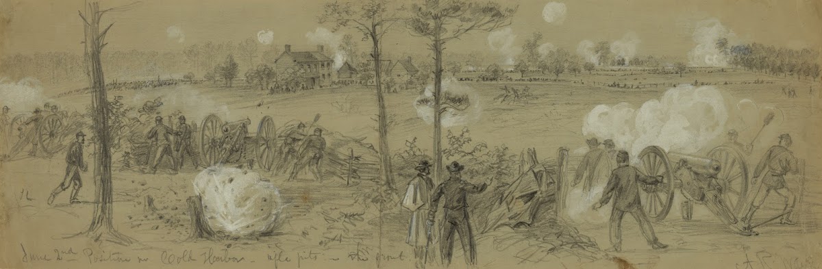 June 2nd Position nr Cold Harborrifle pits in the front 1864