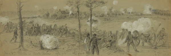 June 2nd Position nr Cold Harborrifle pits in the front 1864