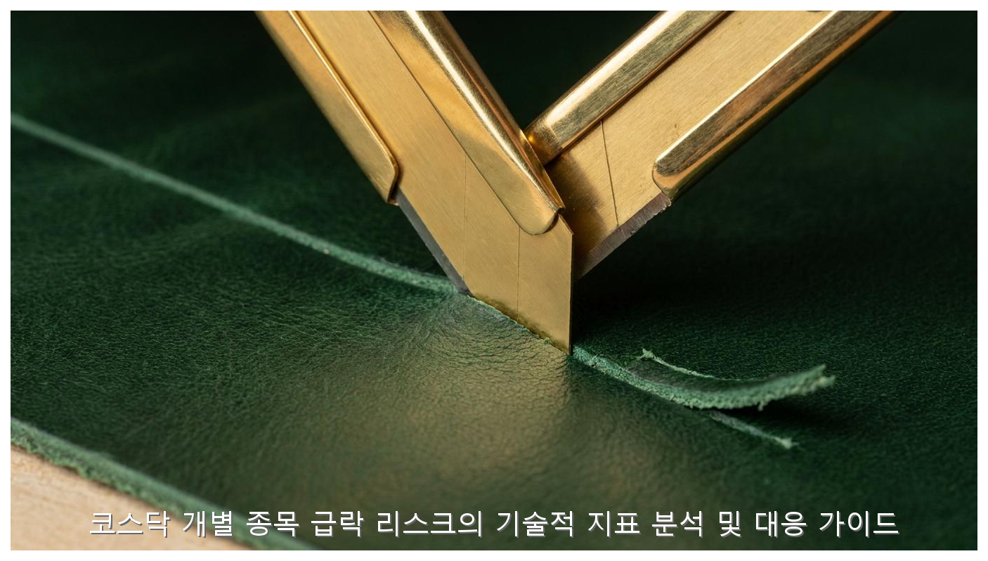 코스닥 개별 종목 급락 리스크의 기술적 지표 분석 및 대응 가이드 핵심 안내 및 분석 인포그래픽 (6)